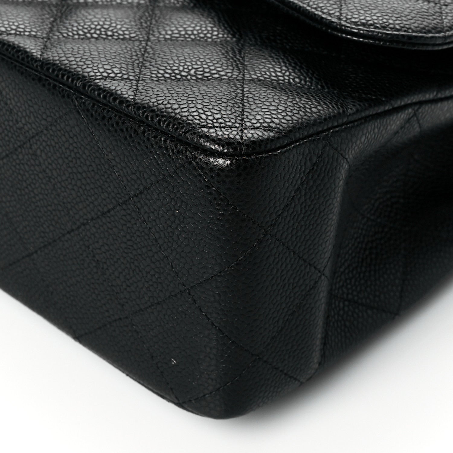 Chanel Caviar Quilted Jumbo Double Flap Black 10 of 10
