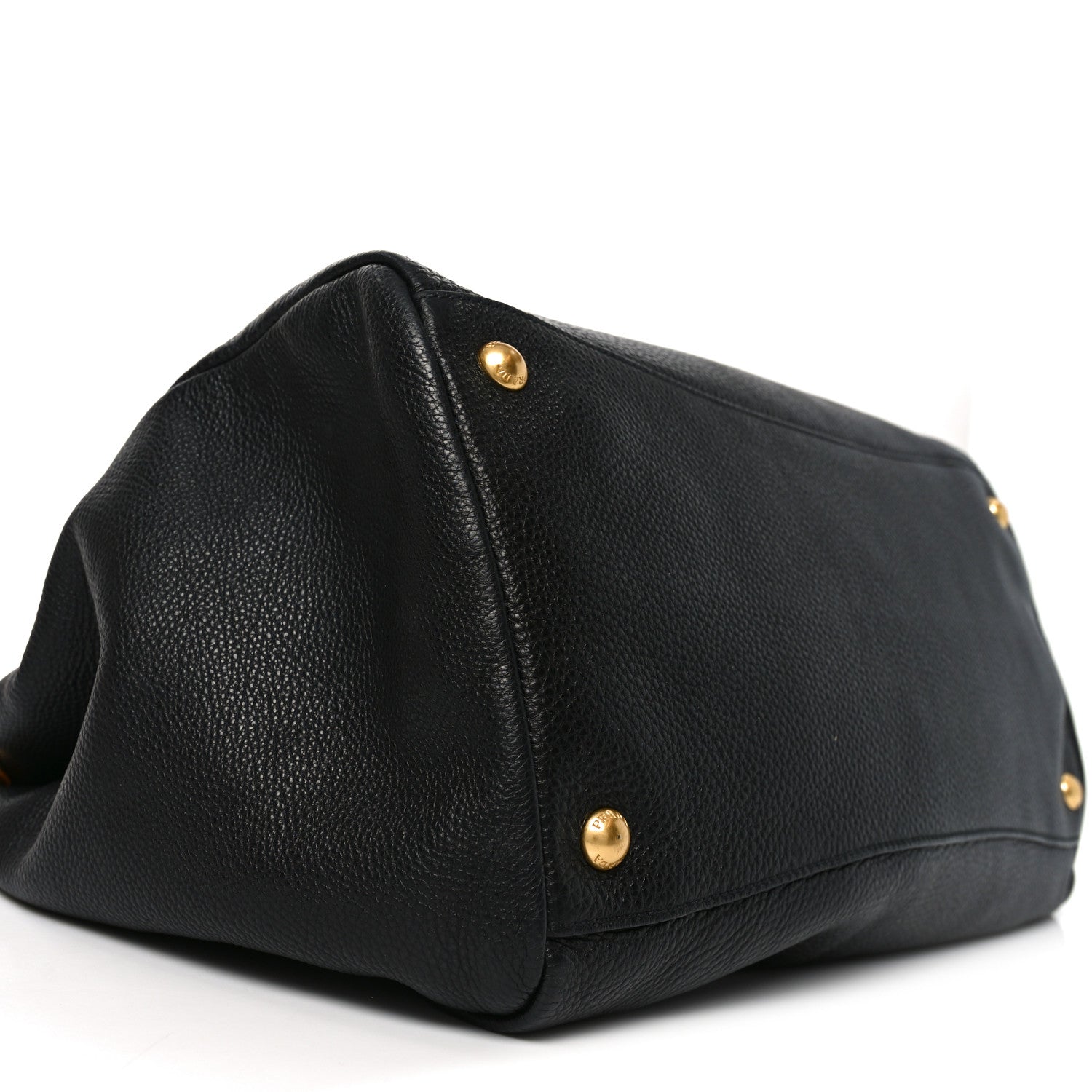 Prada Vitello Phenix Shopping Bag Black 8 of 9