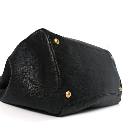 Prada Vitello Phenix Shopping Bag Black 8 of 9