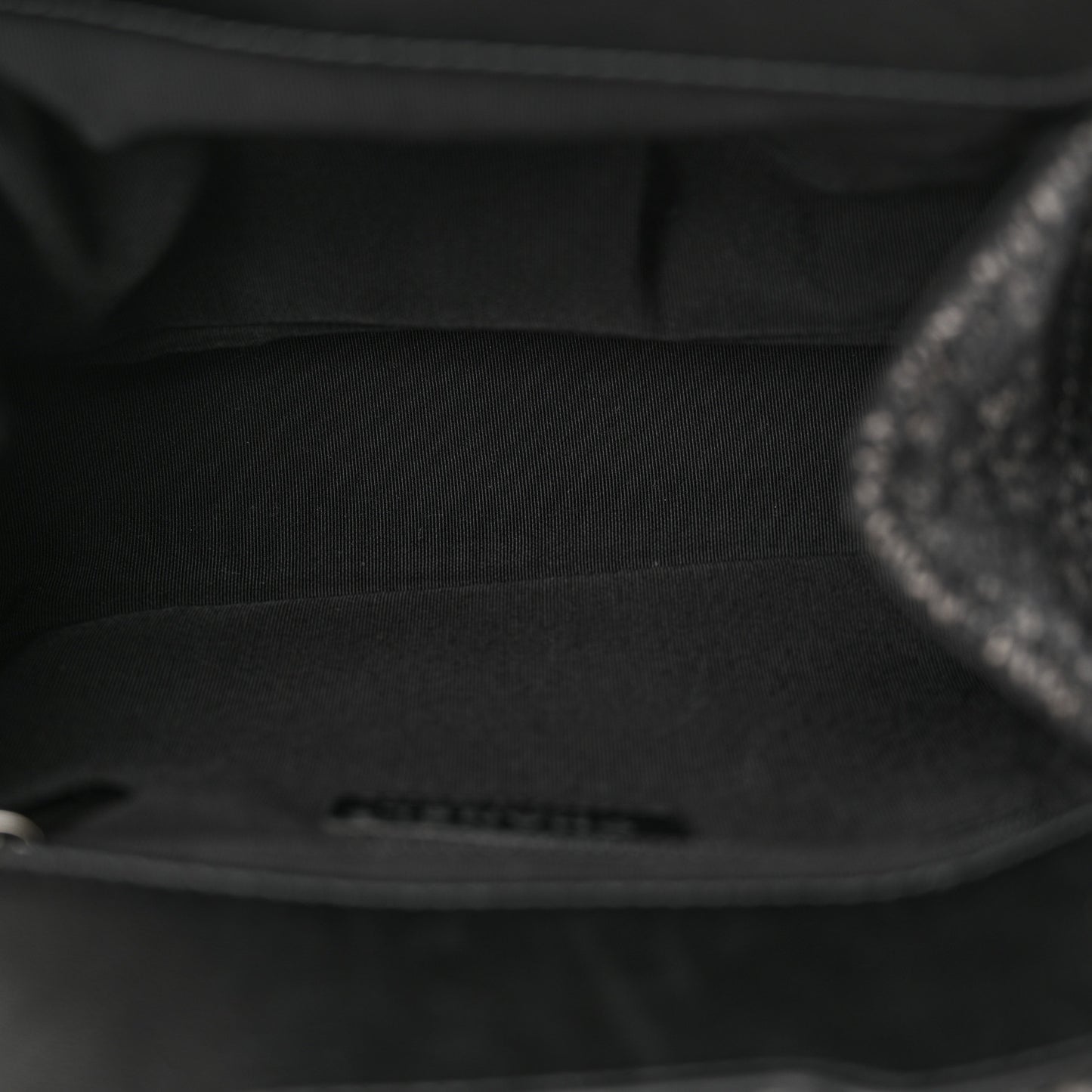 Wool Tweed Frame Bag Grey Multicolor