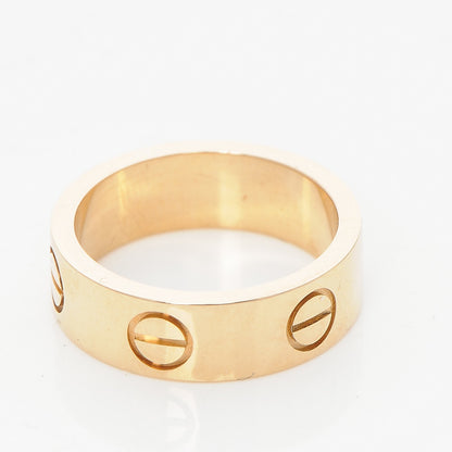 Cartier 18K Yellow Gold 5.5mm LOVE Ring 48 4.5 3 of 4