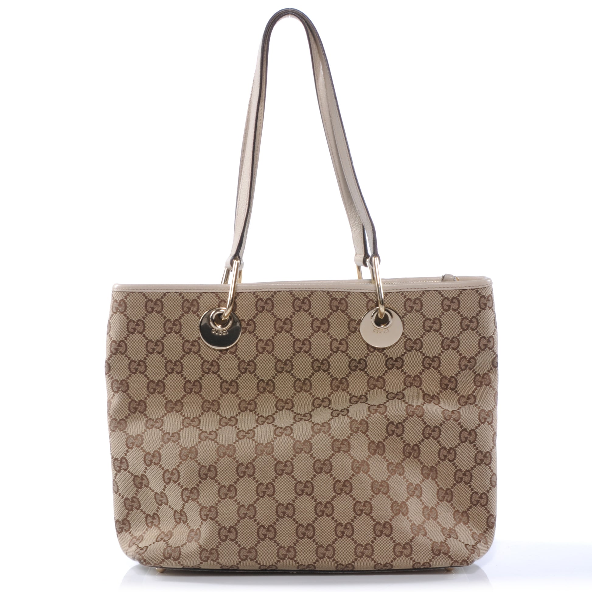 Gucci Monogram Eclipse Tote White 1 of 7