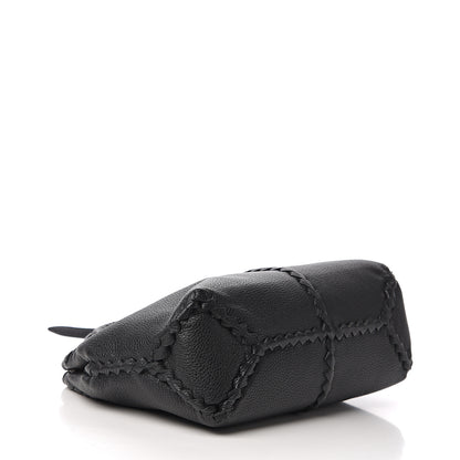 Bottega Veneta Cervo Deerskin Braided Tote Black 3 of 10