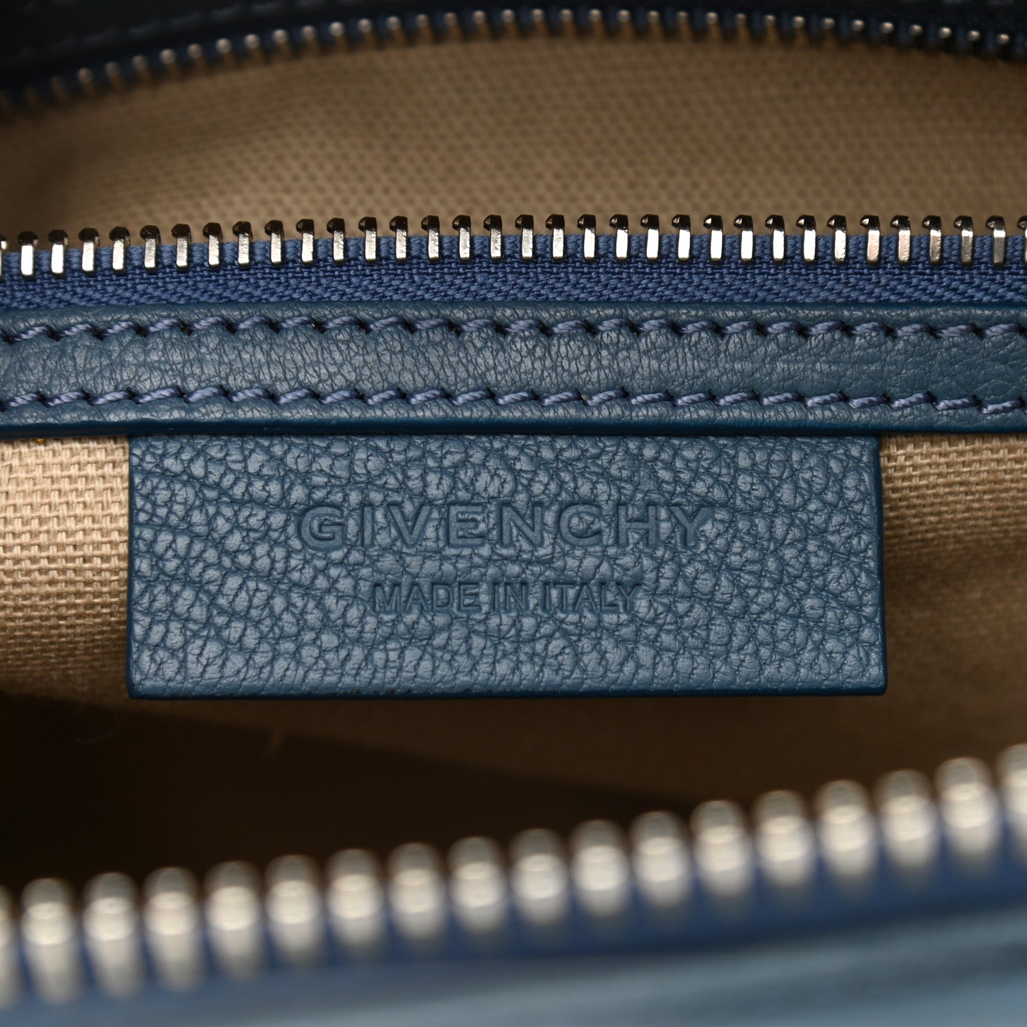 Givenchy Sugar Goatskin Small Antigona Peacock Blue 5 of 10