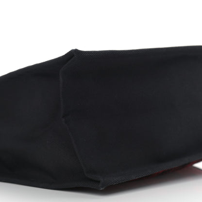 Saint Laurent Wool Tartan Rive Gauche Noe Tote Red Black 8 of 9