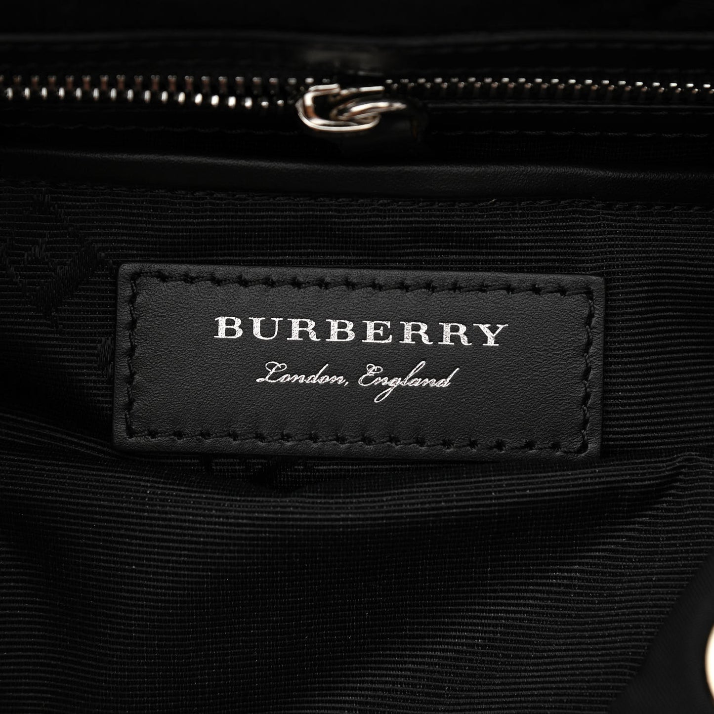 Nylon Medium Rucksack Backpack Black