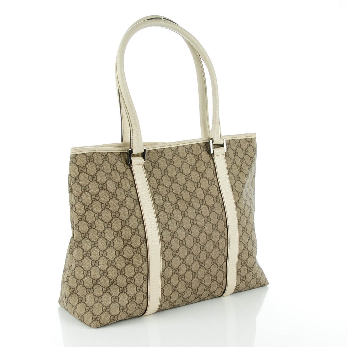 GG Plus Monogram Medium Joy Tote Off White