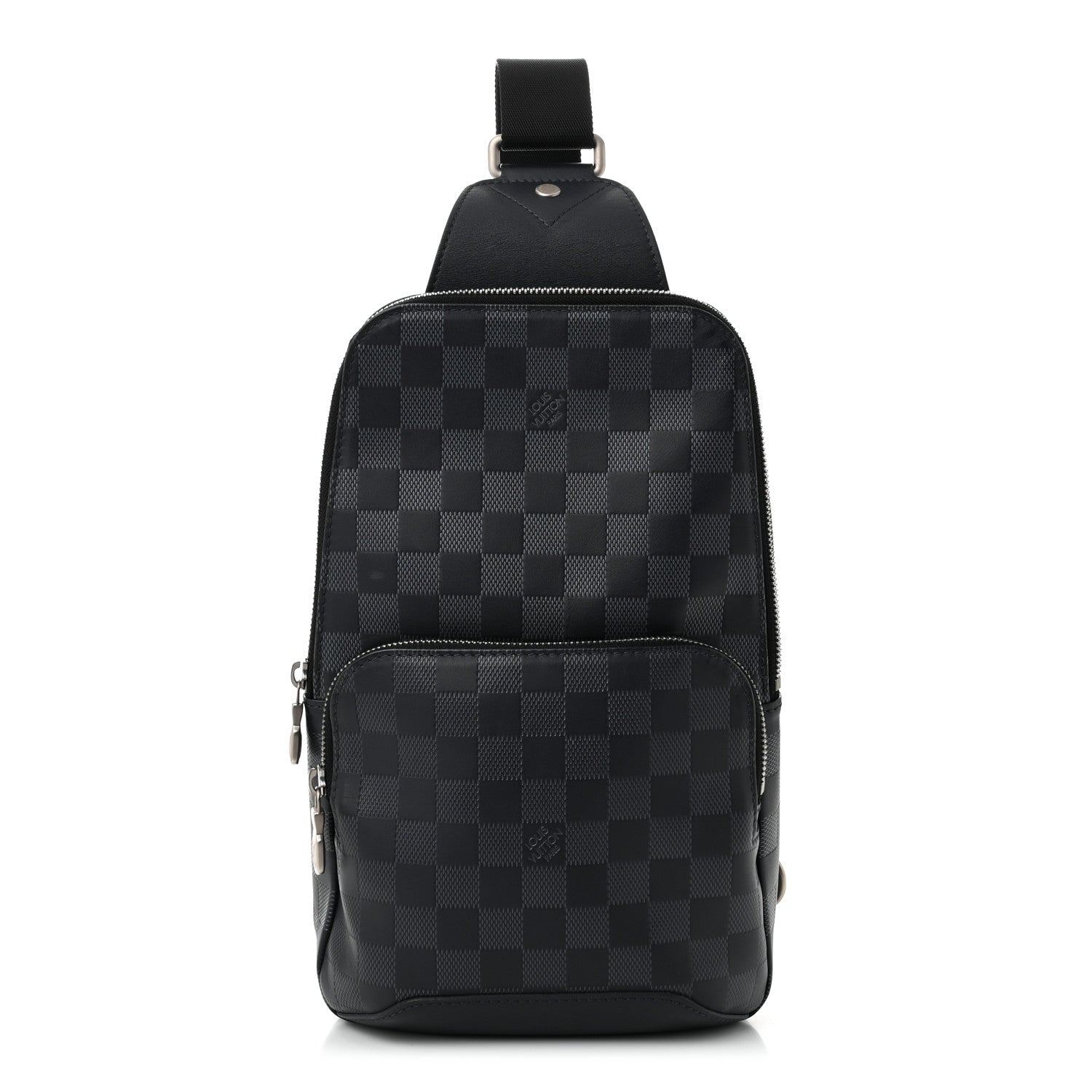 Louis Vuitton Damier Infini Avenue Sling Bag Astral Silver 1 of 10