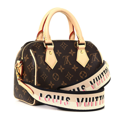 Louis Vuitton Monogram Speedy Bandouliere 20 Black 3 of 12