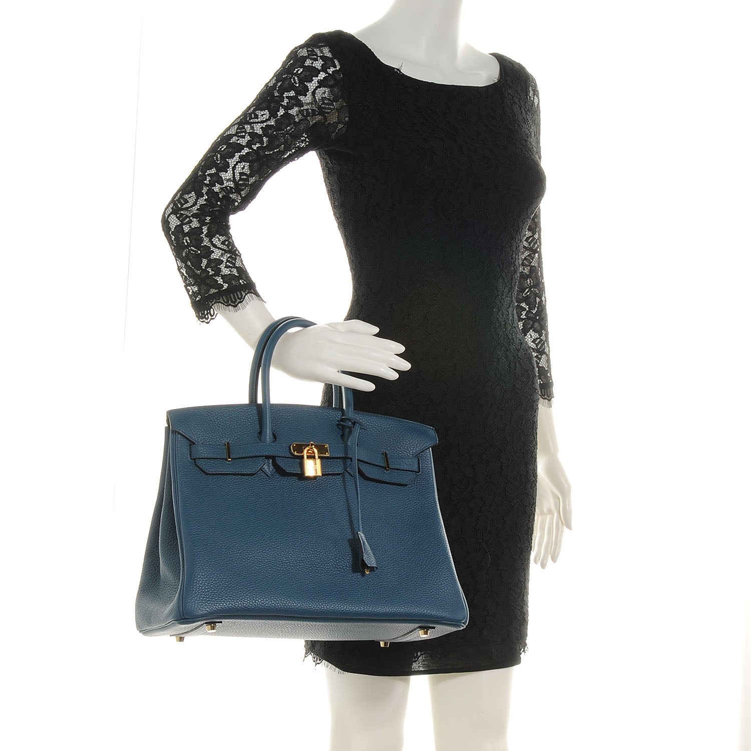 Hermes Taurillon Clemence Birkin 35 Colvert 2 of 10