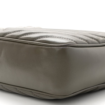 Saint Laurent Calfskin Matelasse Monogram Lou Camera Bag Military Olive 8 of 9
