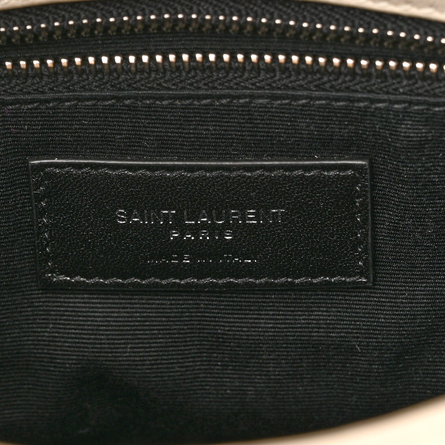 Saint Laurent Lambskin Quilted Toy Loulou Puffer Monogram Chain Satchel Blanc Vintage 7 of 11