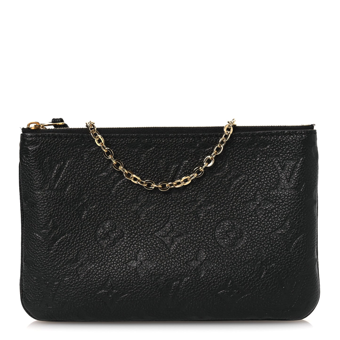 Empreinte Double Zip Pochette Black