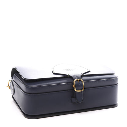 Burberry Calfskin Large Square Satchel Mid Indigo 3 of 12