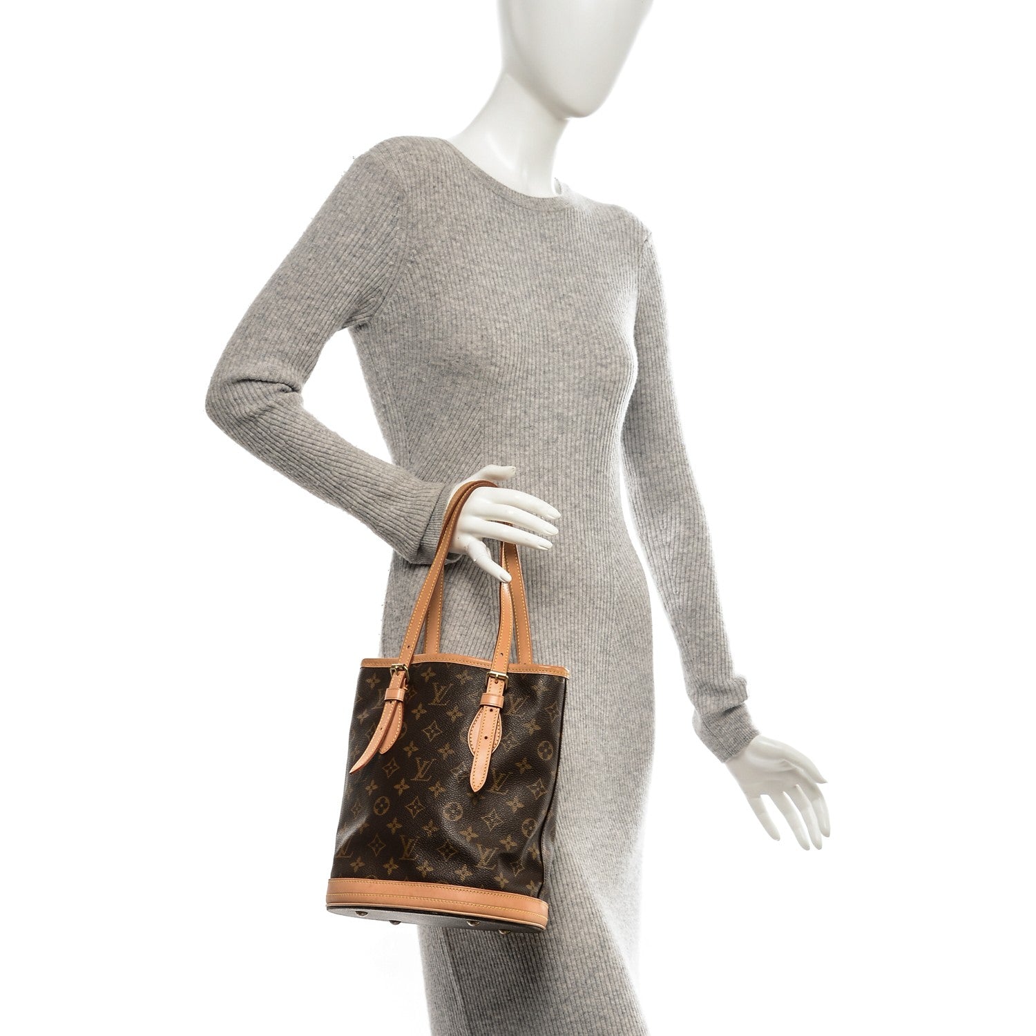 Louis Vuitton Monogram Petit Bucket 23 2 of 6