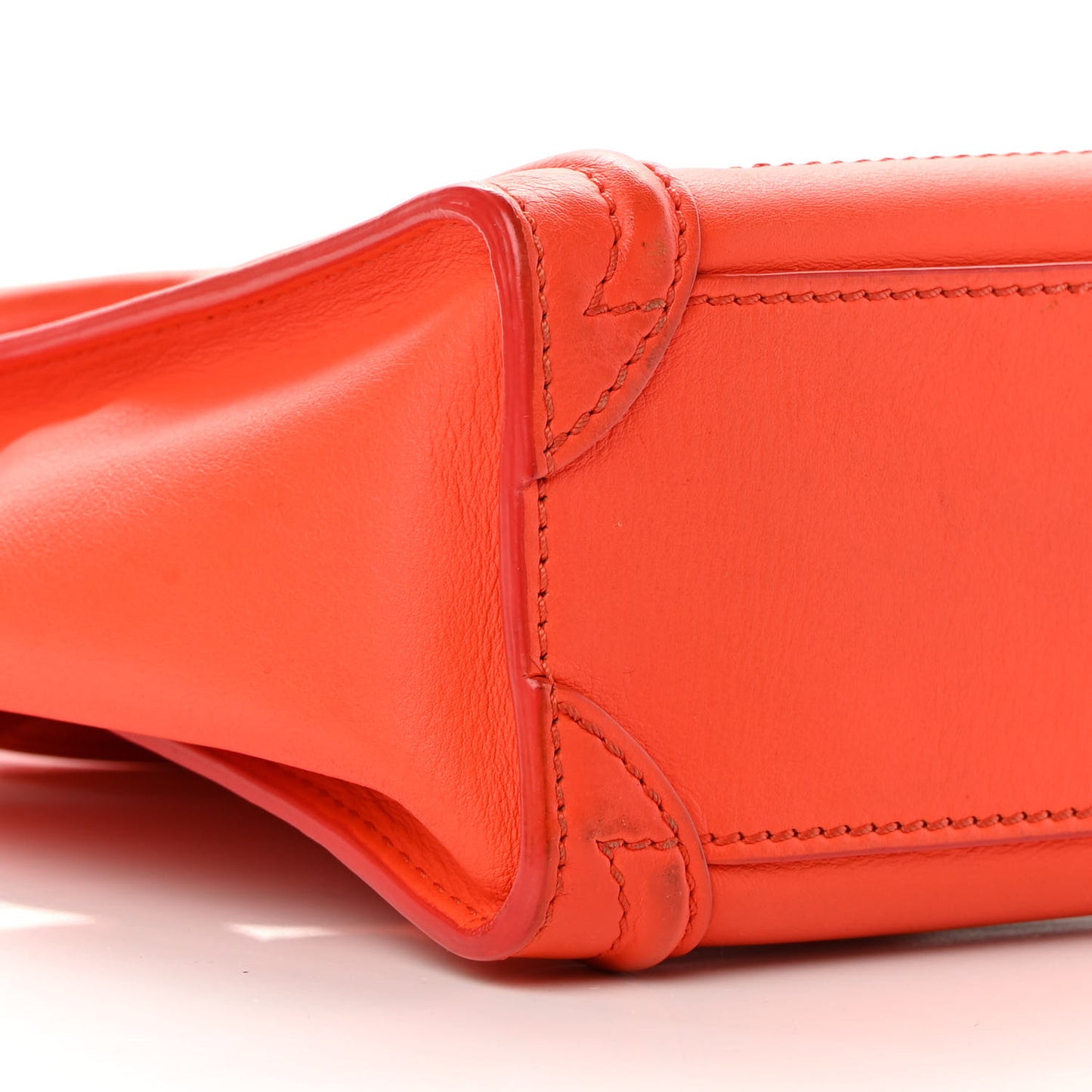 Smooth Calfskin Nano Luggage Fluo Orange