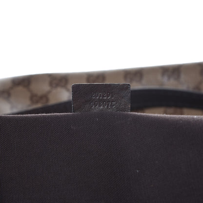 Gucci Crystal Monogram Medium Babouska Shopping Tote Dark Brown 7 of 11