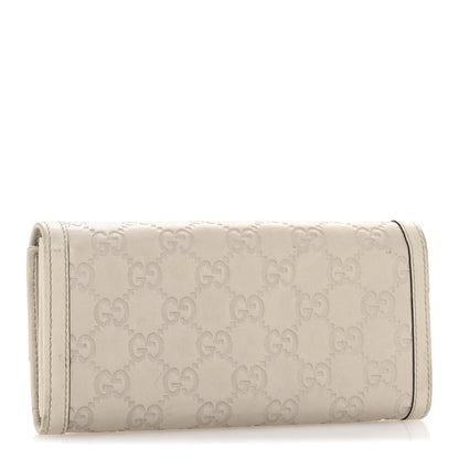 Gucci Guccissima Sukey Continental Wallet Off White 3 of 10