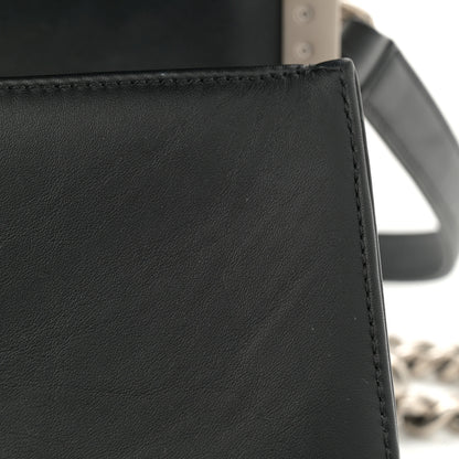 Chanel Matte Snakeskin Calfskin Small Boy Flap Black 11 of 13