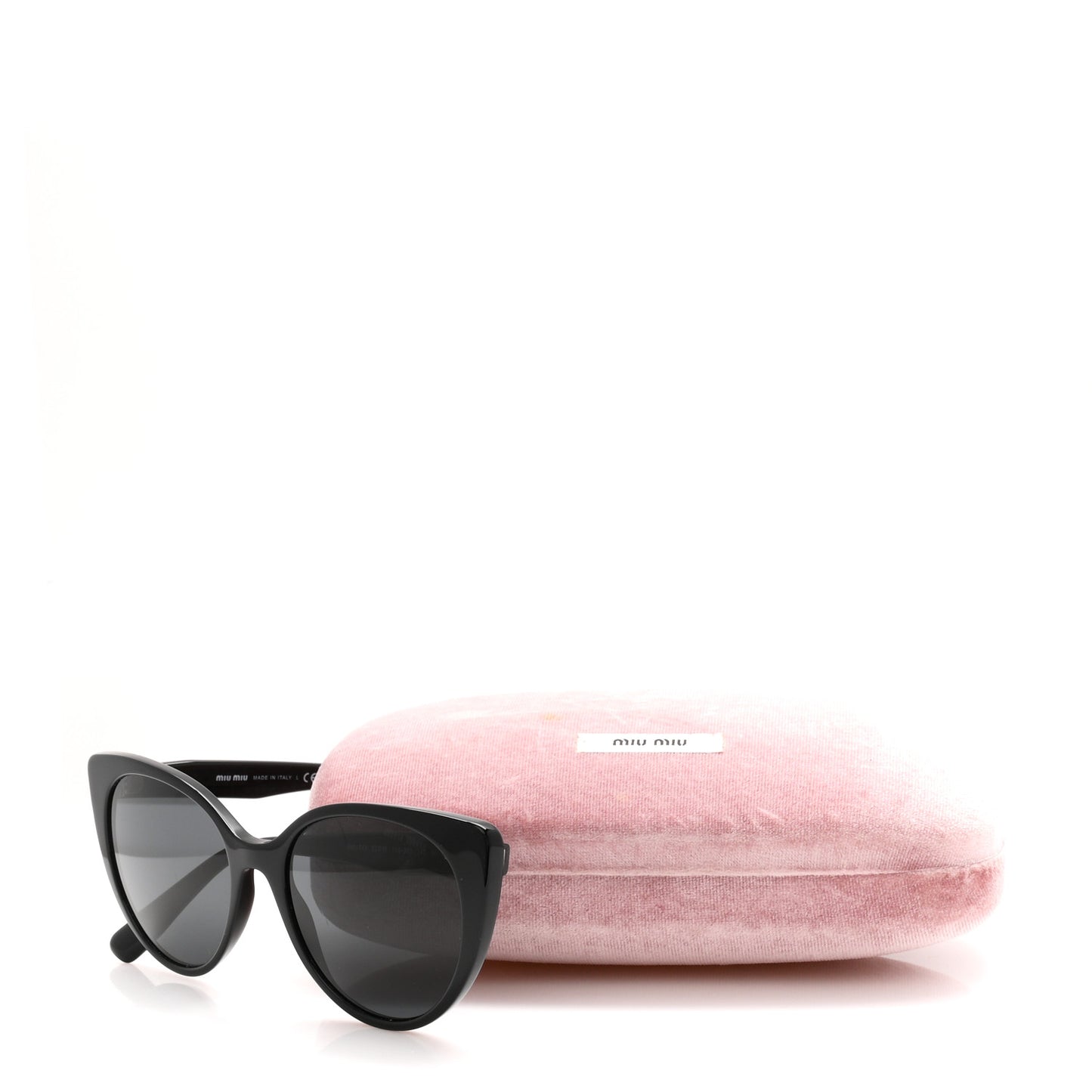 Acetate Cat Eye Sunglasses SMU 05X Black