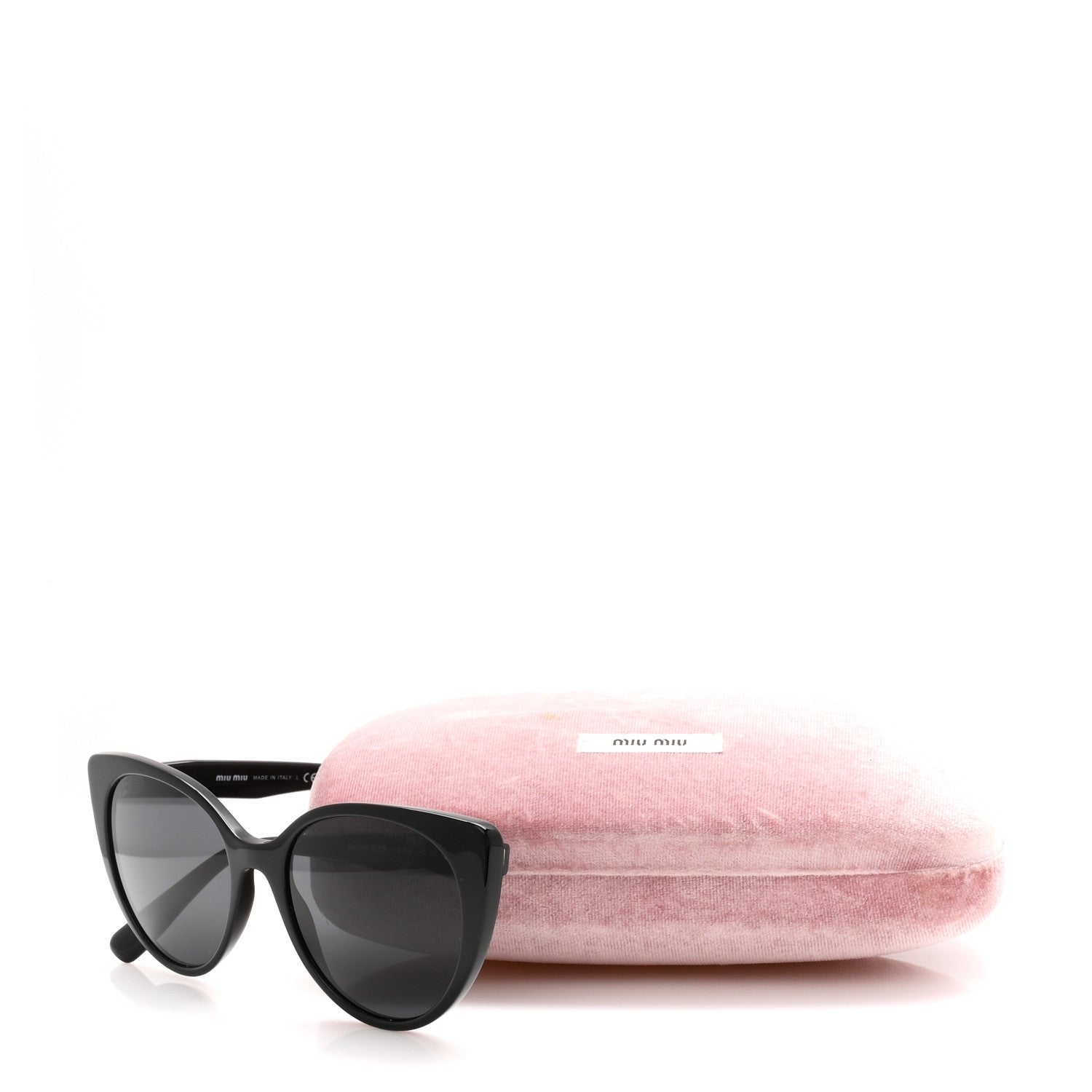 Miu Miu Acetate Cat Eye Sunglasses SMU 05X Black 7 of 7
