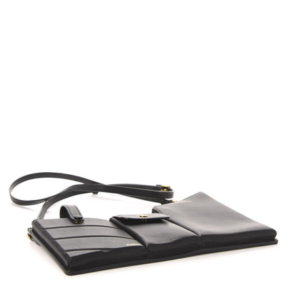 Fendi Vitello Grace 3 Pocket Mini Crossbody Bag Matte Black 4 of 11