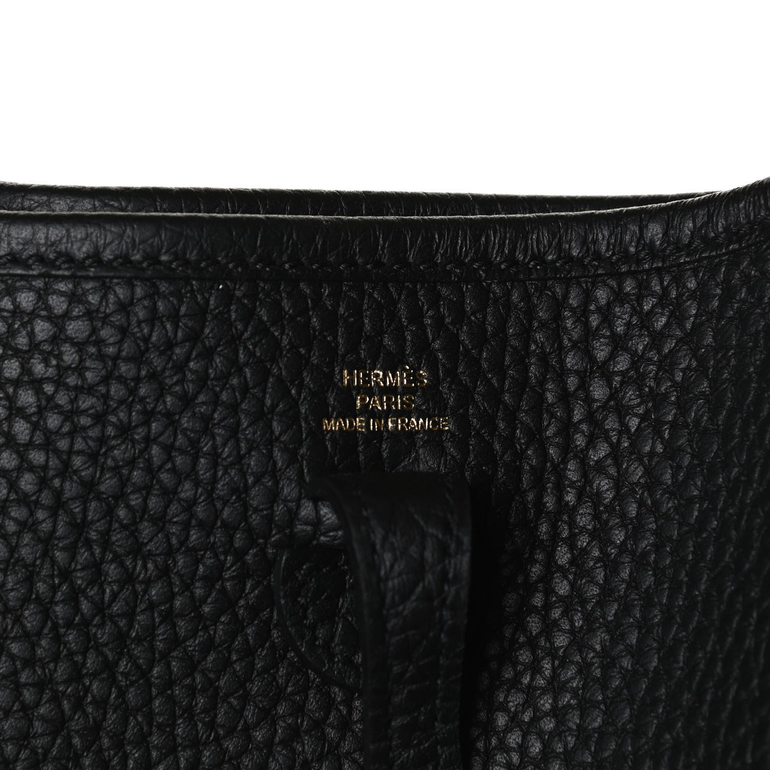 Hermes Taurillon Clemence Evelyne TPM Black 5 of 11