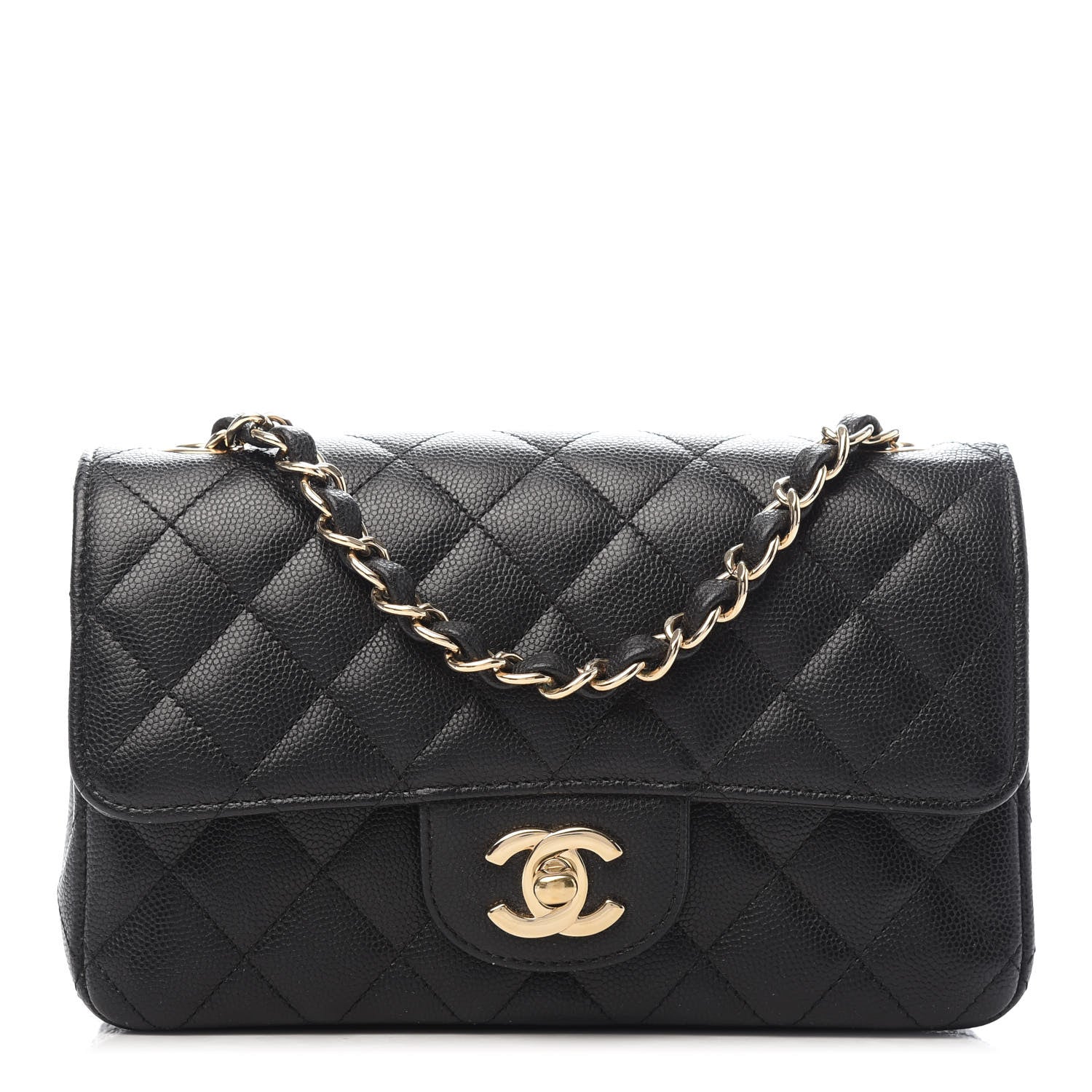 Chanel Caviar Quilted Mini Rectangular Flap Black 1 of 10