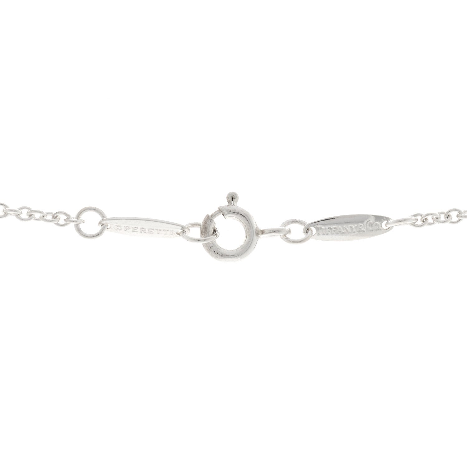 Tiffany Sterling Silver Medium Elsa Peretti Bottle Pendant Necklace 4 of 4