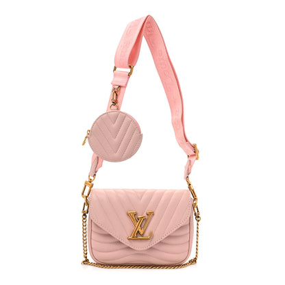 Louis Vuitton Calfskin New Wave Multi Pochette Rose Ballerine 1 of 12