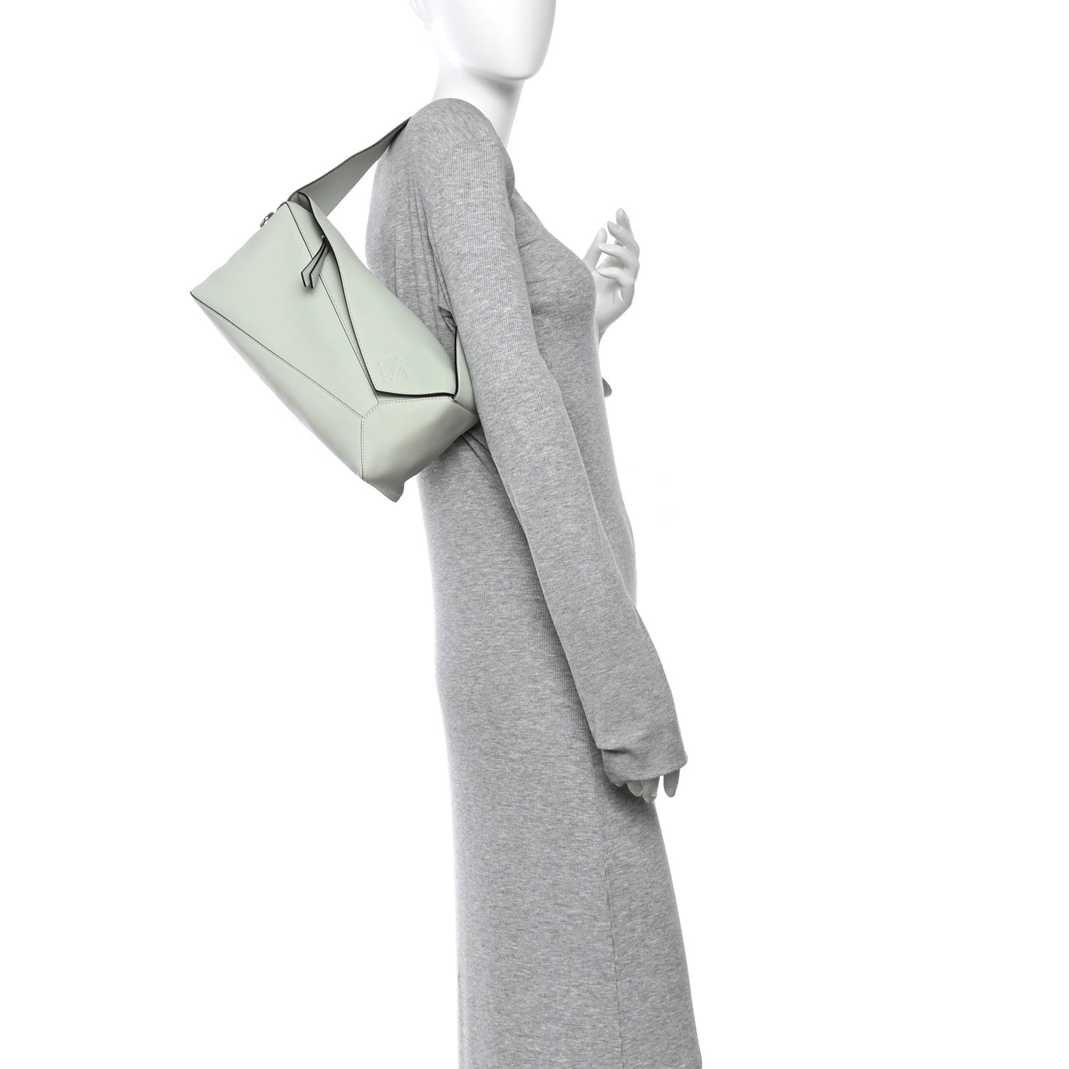 Loewe Calfskin Puzzle Hobo Light Celadon 2 of 9