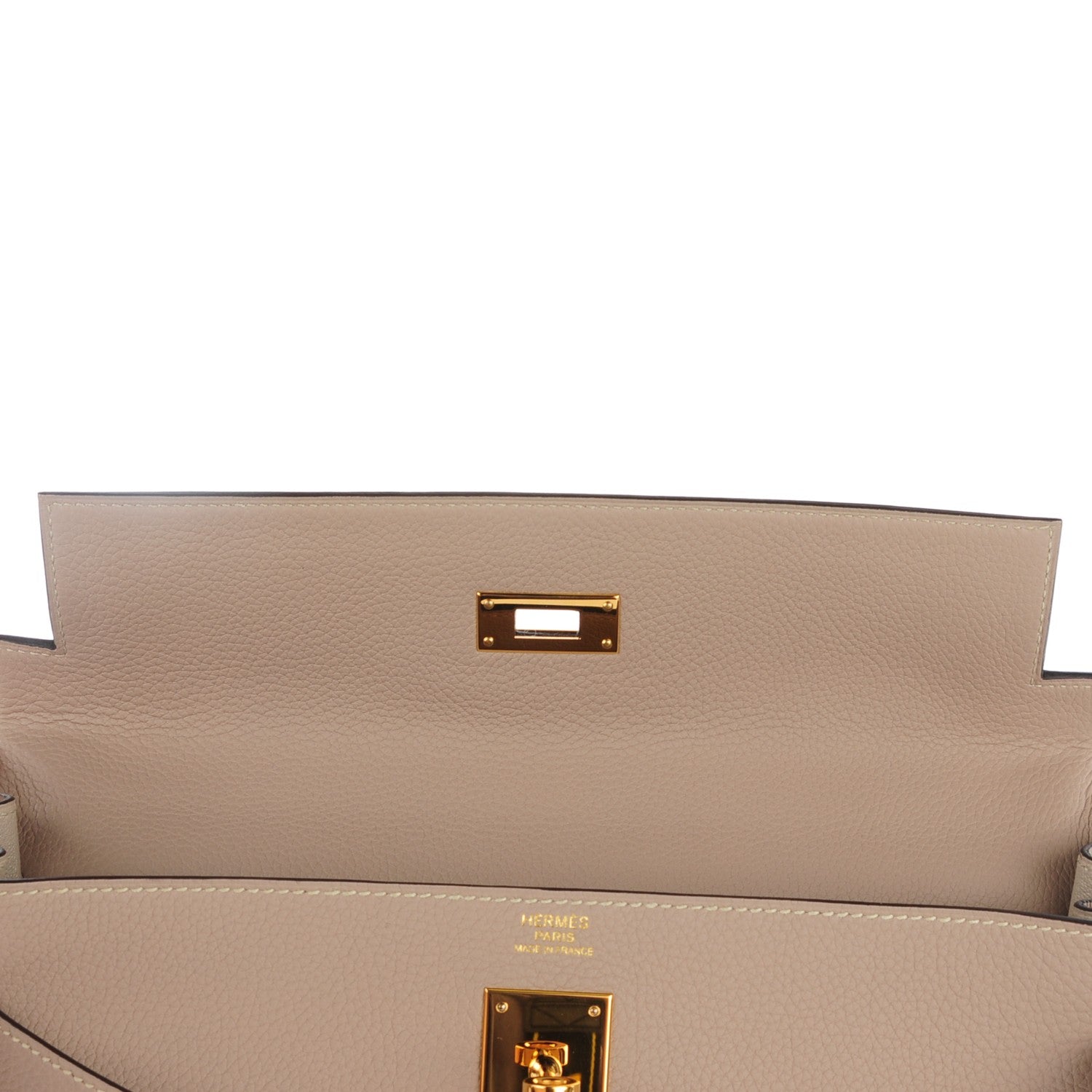 Hermes Togo Kelly Retourne 32 Gris Tourterelle 17 of 23