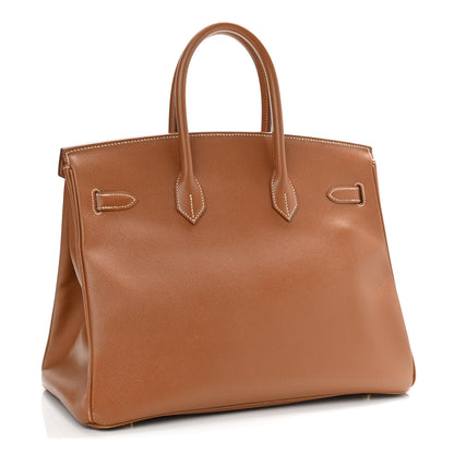 Hermes Courchevel Birkin 35 Gold 4 of 16