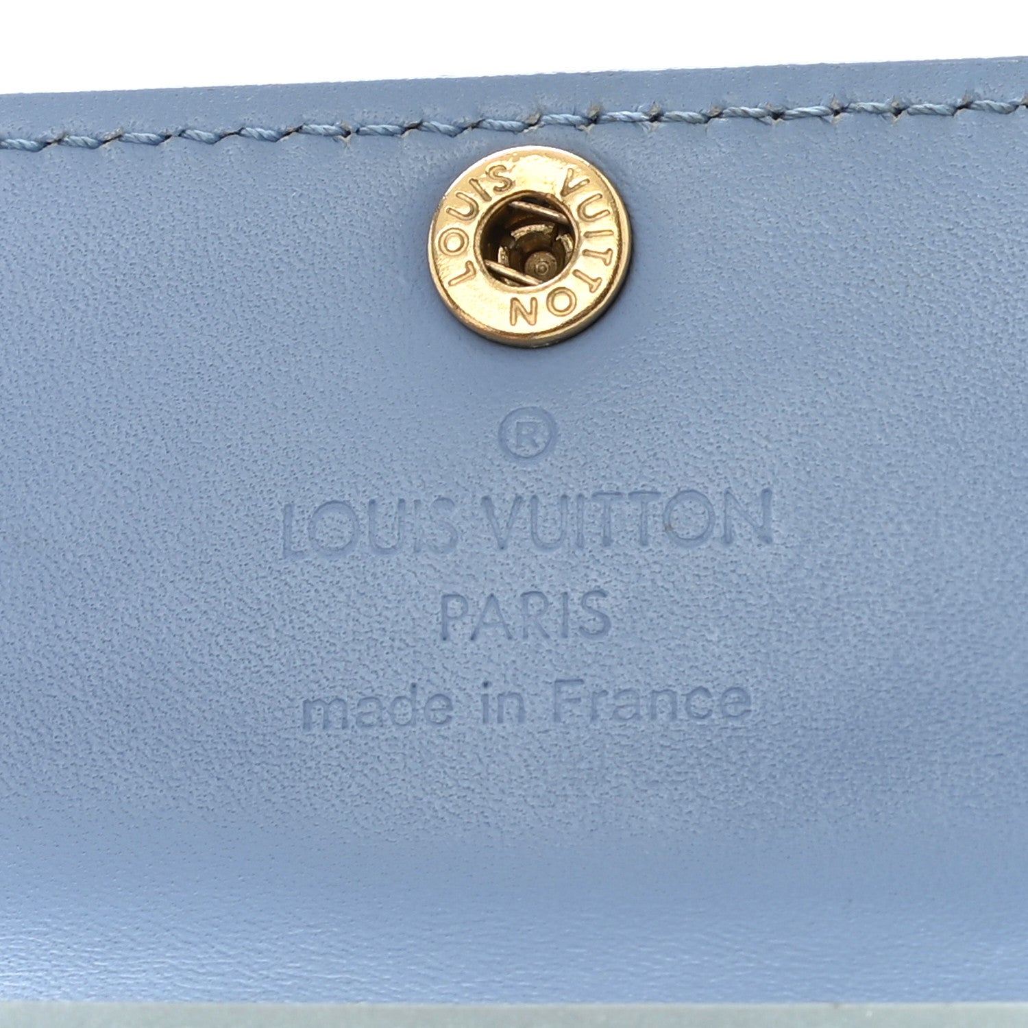 Louis Vuitton Vernis Ludlow Wallet Blue Galactic 7 of 10