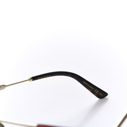 Gucci Acetate Square Frame Web Sunglasses GG0287S Light Tortoise 6 of 8