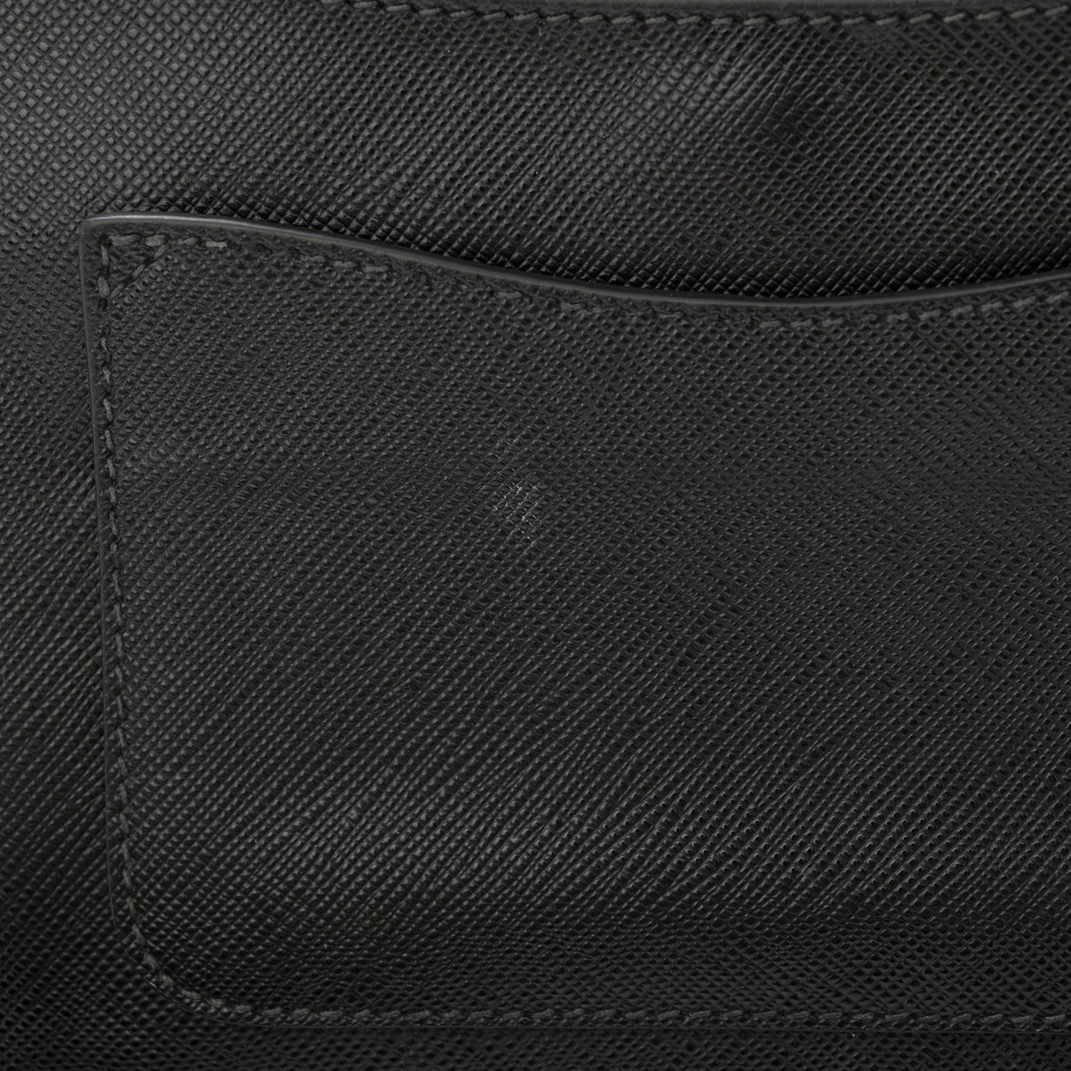 Prada Saffiano Flap Shoulder Bag Black 16 of 17