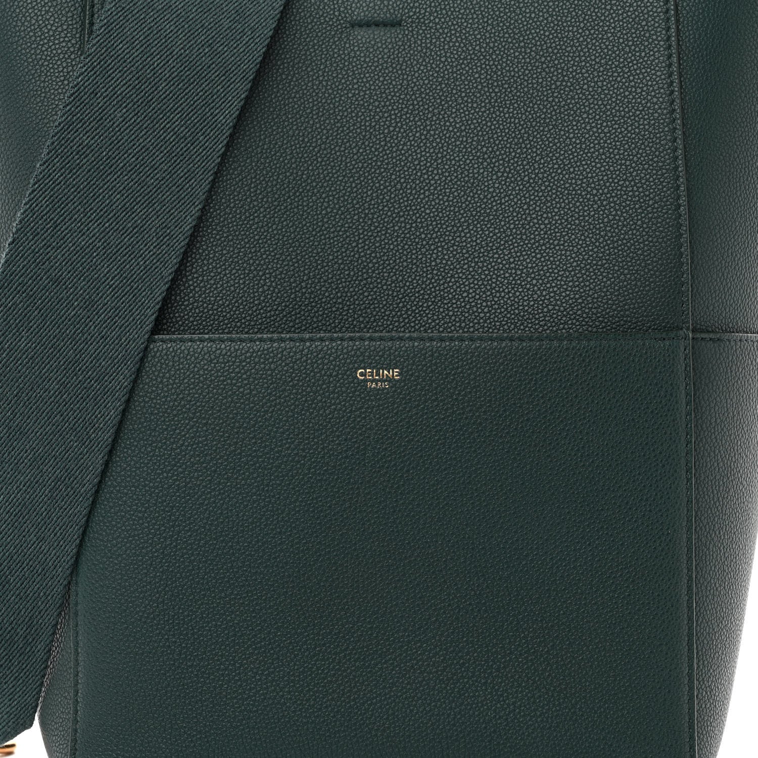 Celine Soft Grained Calfskin Sangle Bucket Bag Amazone 8 of 10