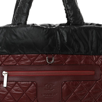 Chanel Lambskin Quilted Large Coco Cocoon Reversible Tote Black 13 of 18