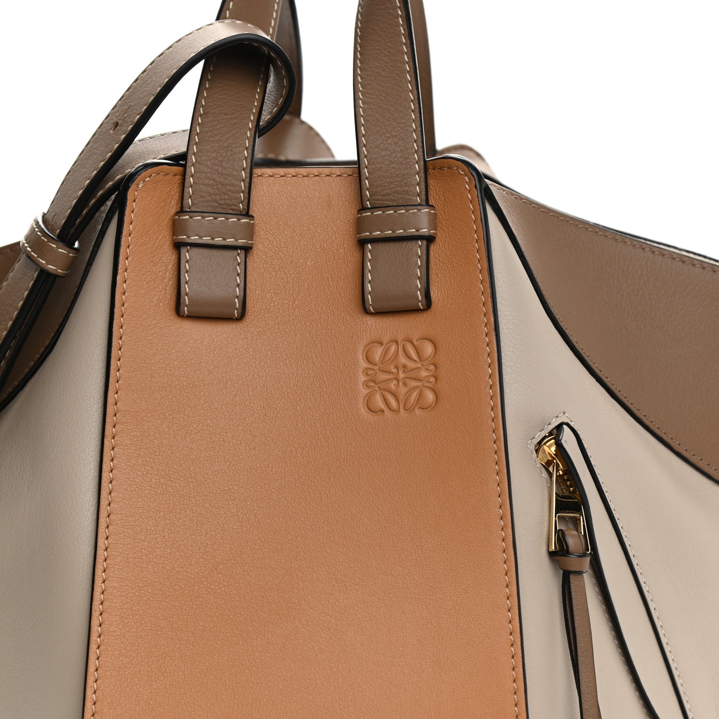 Calfskin Small Hammock Shoulder Bag Warm Desert Mink