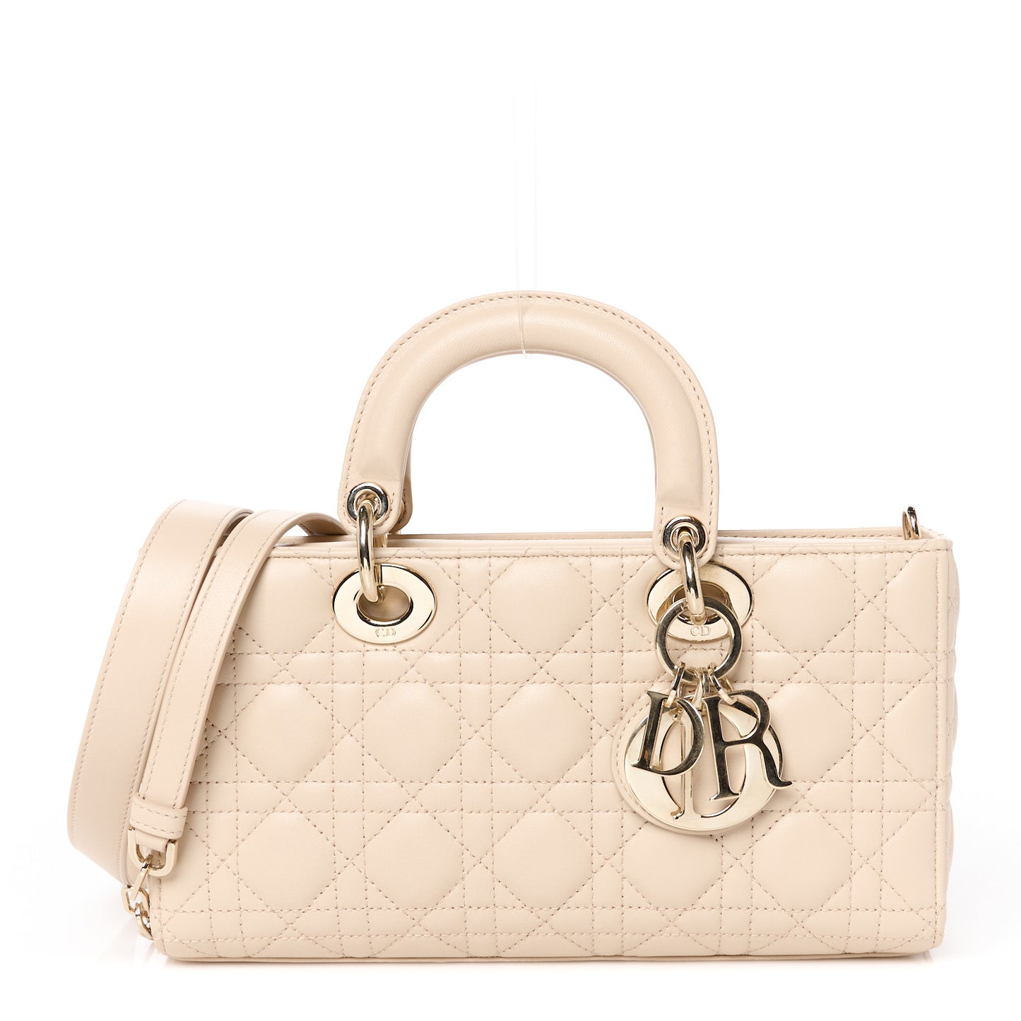Lambskin Cannage Medium Lady D-Joy Beige Aesthetic