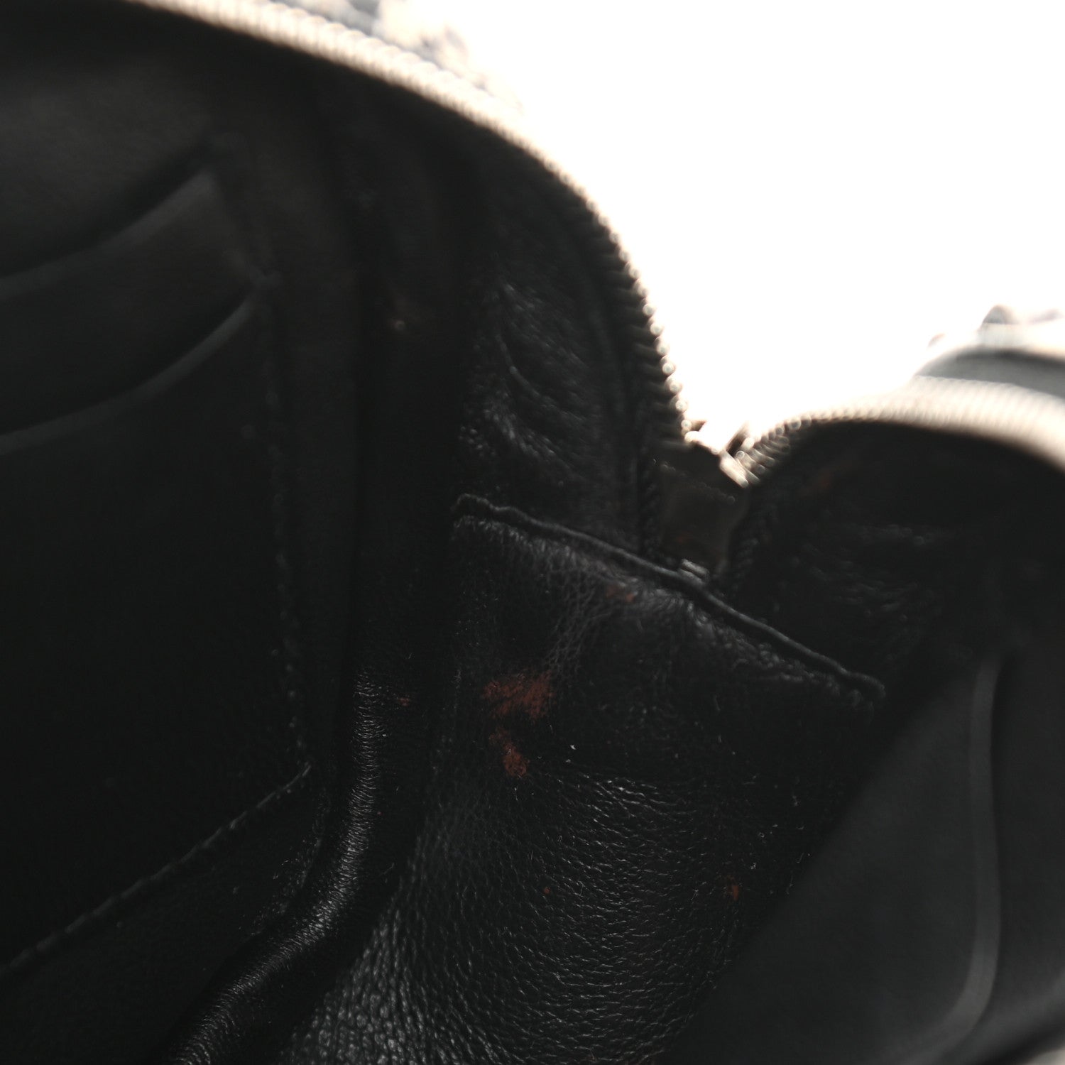 Saint Laurent Python Embossed Calfskin Monogram Blogger Bag Black Beige 9 of 14