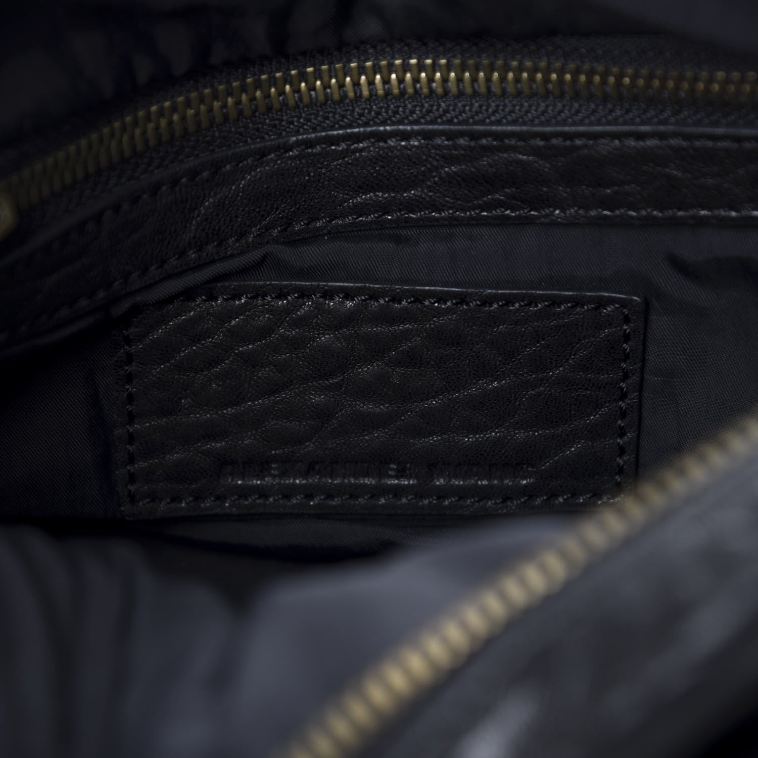 Alexander Wang Pebbled Lambskin Rocco Black Antique Brass Hardware 8 of 9