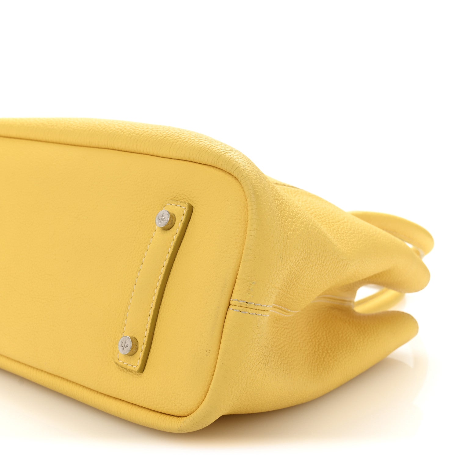Loro Piana Grained Calfskin Bellevue Odessa Yellow 10 of 15
