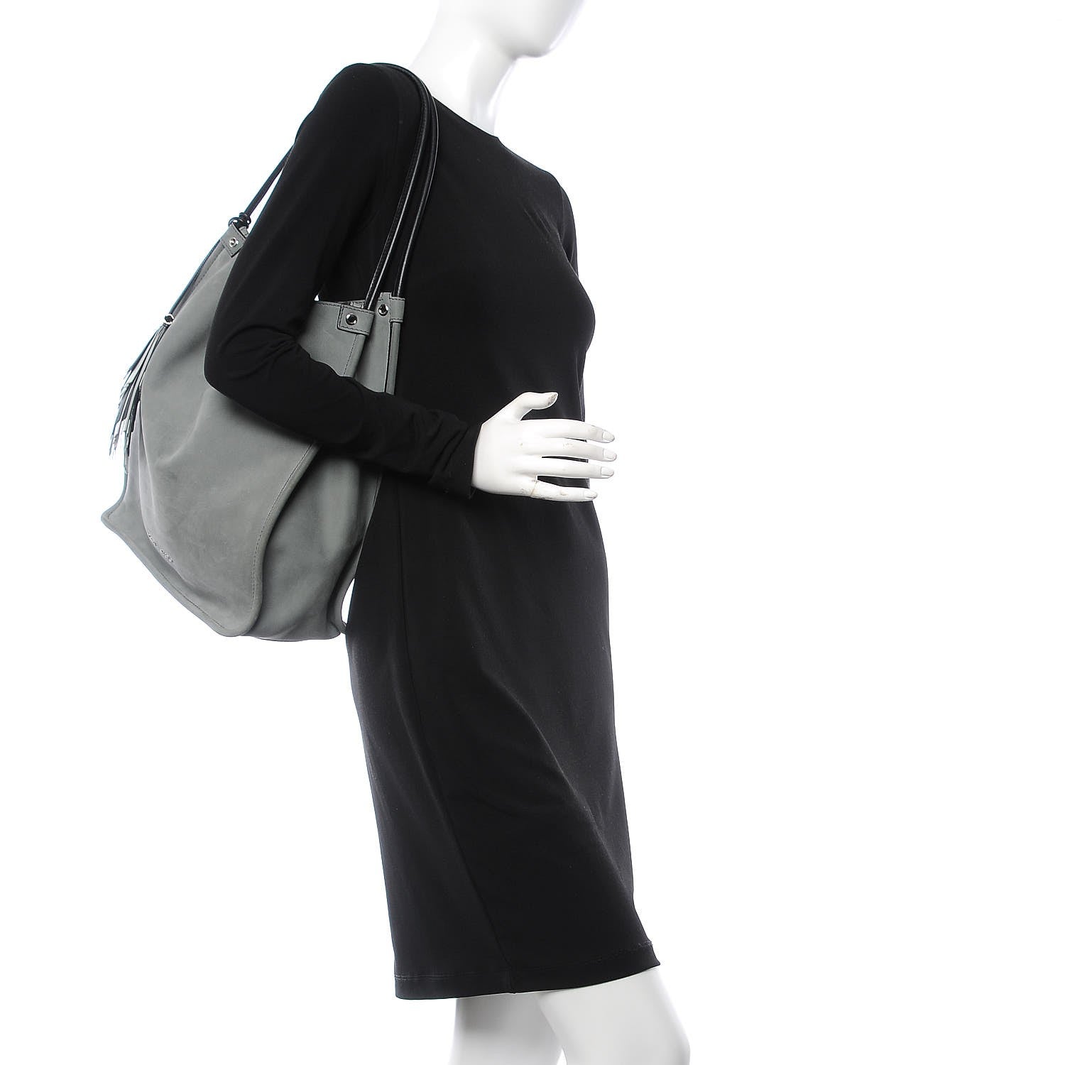 Proenza Schouler Nubuck Medium Tote Heather Grey 2 of 9