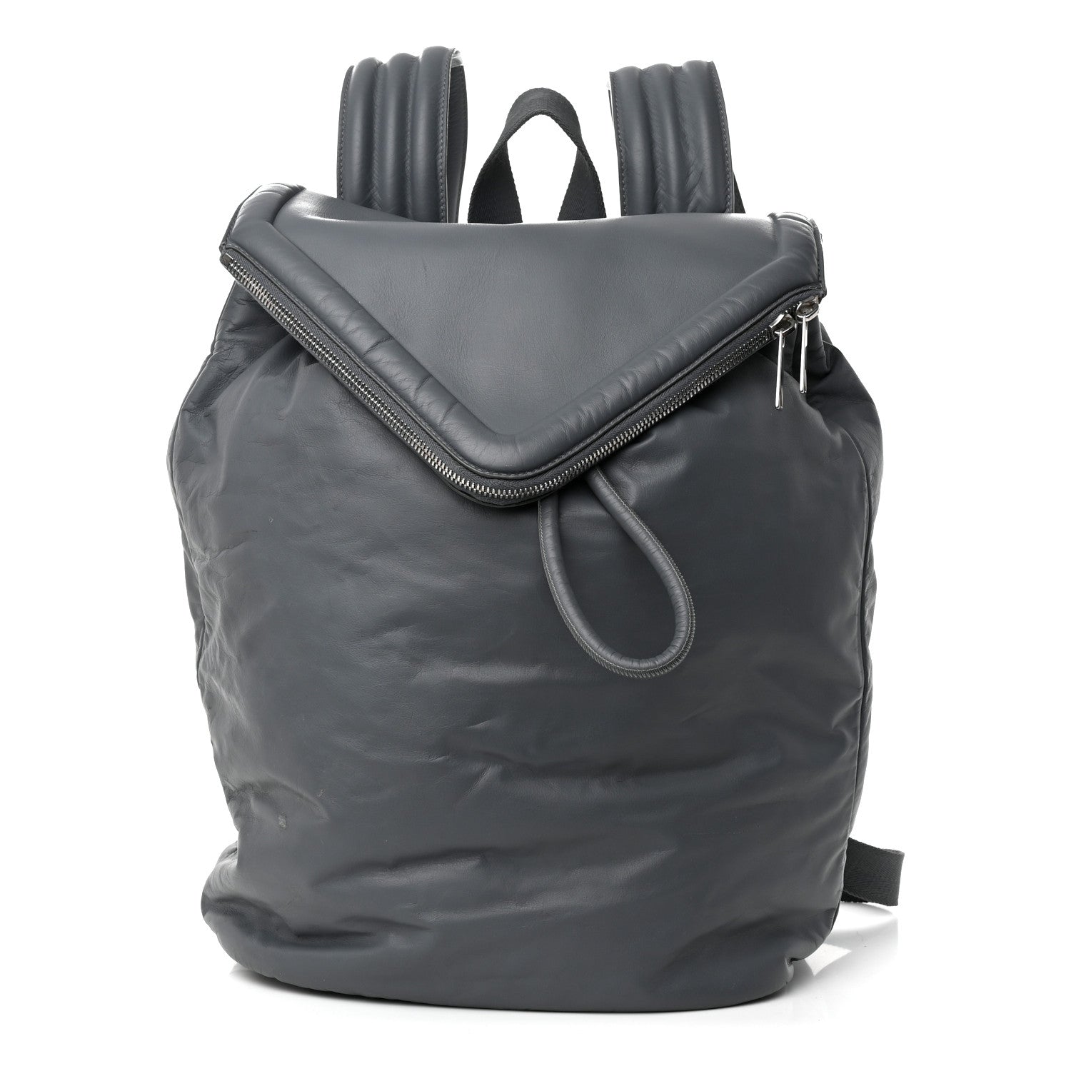 Bottega Veneta Calfskin Beak Backpack Grau 1 of 16