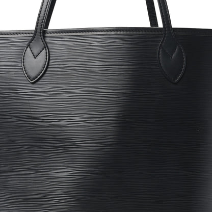 Louis Vuitton Epi Neverfull MM Black 7 of 9