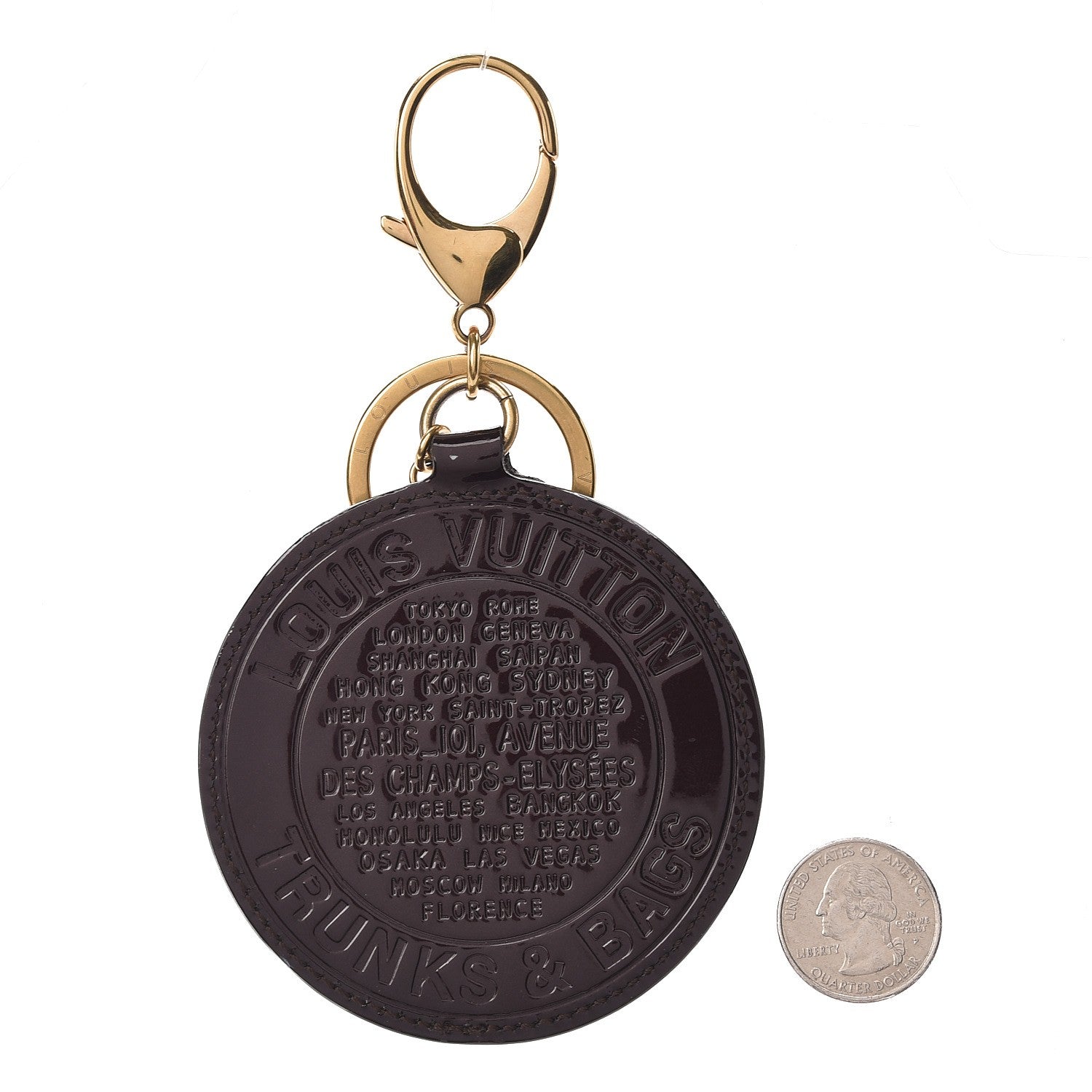 Louis Vuitton Vernis Trunks and Bags Bag Charm Amarante 2 of 4