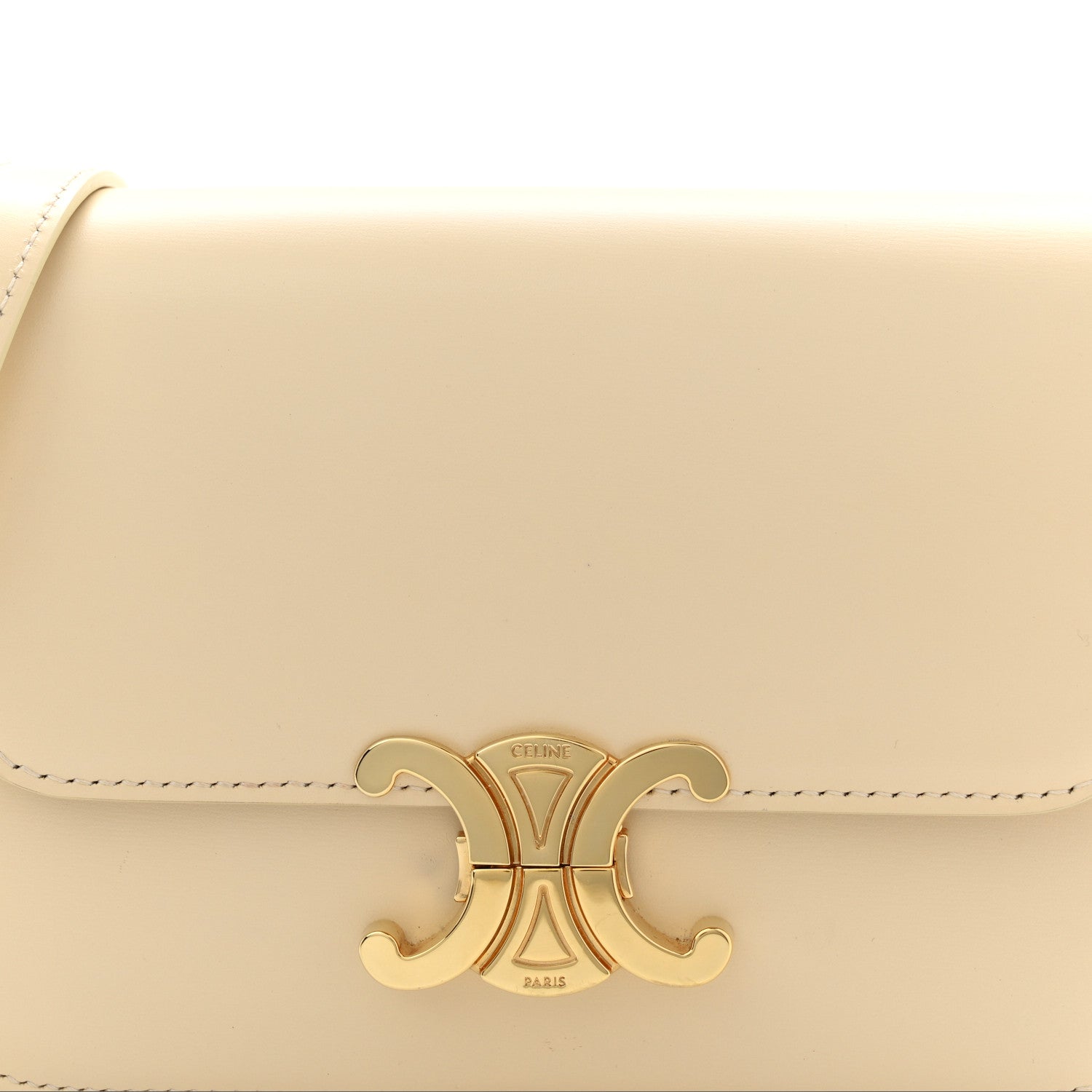 Celine Shiny Calfskin Nano Triomphe Nude 7 of 10