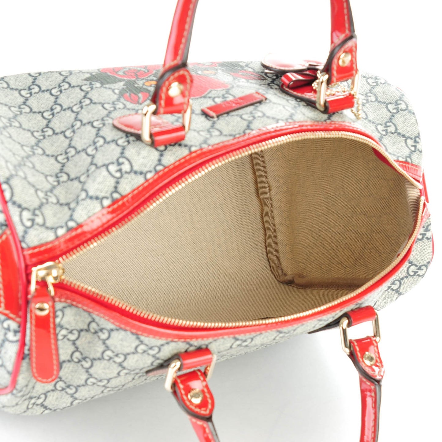 GG Plus Monogram Tattoo Heart Medium Joy Boston Red