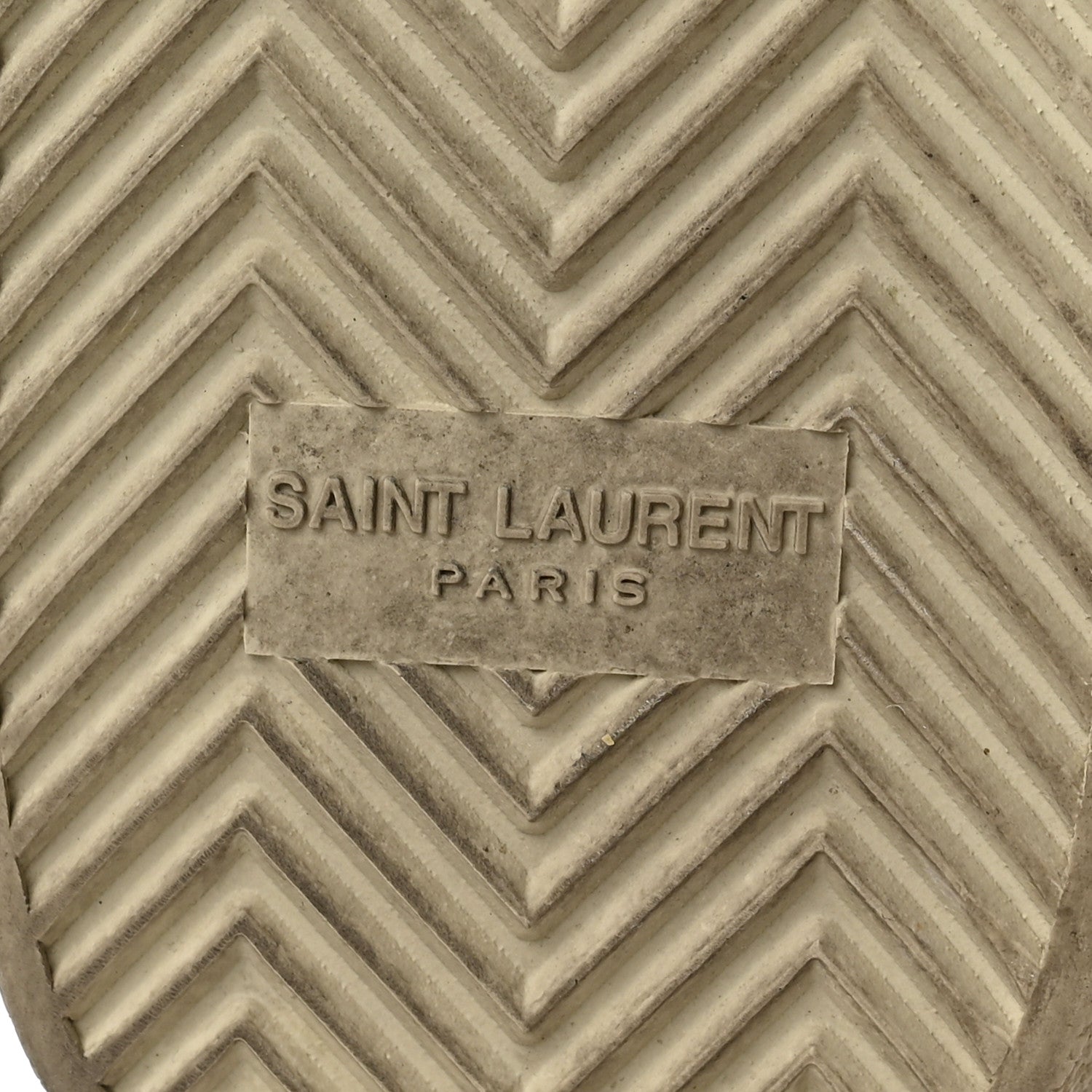 Saint Laurent Distressed Canvas Court Classic Sneakers 41 Panna 7 of 16